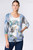 Et' Lois Blue Skies & Tree Sketch Print Soft Knit Top