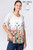 Et' Lois Butterflies & Floral Print Soft Knit Top