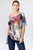 Et' Lois Multicolored Stencil Art Print Soft Knit Top