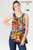 Et' Lois Colorful Venice Print Soft Knit Top