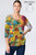 Et' Lois Multicolored Sunflower Soft Knit Top
