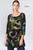 Et' Lois Hazy Colorful Oil Painting Print Soft Knit Top