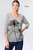 Et' Lois Hazy X-Ray Flower Soft Knit Top