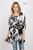 Et' Lois Black & White Kaleidoscope Soft Knit Top