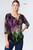 Et' Lois Purple Garden Landscape Soft Knit Top