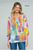 Et' Lois Soft Pastel Watercolor Soft Knit Top