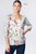 Et' Lois All Over Flowers Print Soft Knit Top