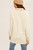 Hem & Thread Ivory Textured Rib Two-Tone Knit Long Shirt