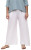 Tulip White Cotton Gauze Palazzo Pant