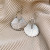 Fluff Hardware Hammered Truffle Earrings
