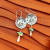Fluff Hardware Turquoise Starry Night Earrings