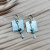 Fluff Hardware Turquoise Frame Earrings