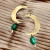 Fluff Hardware Turquoise Moon Earrings Fluff Hardware Turquoise Moon Earrings