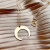 Fluff Hardware Crescent Moon Necklace