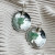 Fluff Hardware Aventurine Moon Earrings