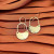 Fluff Hardware Golden Moon Earrings