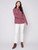 Charlie B Mauve Funnel Neck Relaxed Sweater