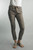 Tempo Paris Camel Crinkle Plaid Pull-On Pant