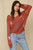 By Together Copper Star V-Neck Sweater