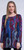 Shana Colorful Circles Brushed Knit Tunic