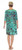 Inoah Pencil Art Mesh Pocket Dress
