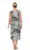 Inoah Brushed Paint Grey Knit Tank Dress