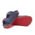 Navy/Red Wool