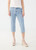 French Dressing Stripe Denim Capri