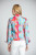 APNY Colorful Abstract Denim Jacket