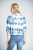  APNY Blue Tie-Dye Cotton French Terry Jacket