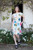 Cherishh Beige Abstract Linen Dress
