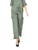 Cherishh Olive Linen Cargo Pant