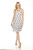 Carine Laurel Swirl Crinkle Sleeveless Dress