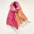 Winding River Salmon & Rose Tri-Tone Scarf