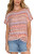 Liverpool Space Dye Twisted Hem Knit Top