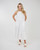 Shannon Passero White Cotton Gauze Tiered Dress