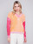 Charlie B Faded Color Block Cotton Sweater