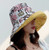 Winding River Yellow Floral Reversible Sun Hat