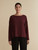 Cut Loose Texture Char Knit OS Pocket Pullover