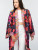 Sevya Navy Floral Malini Cupro Kimonos
