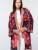Sevya Navy Floral Malini Cupro Kimonos