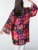 Sevya Navy Floral Malini Cupro Kimonos