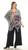 Inoah Block Blast One-Size Knit Open Cardigan