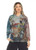 Inoah Moody Knit Hoodie Top