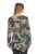 Inoah Bubbly Party Textured Sage Knit Tunic Top