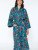 Sevya Teal & Rose Robe