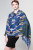 Sevya Blue Tulips Wool Shawl