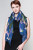 Sevya Blue Tulips Wool Shawl