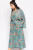Sevya Blue Reva Block Print Kimono Robe