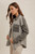 Hem & Thread Distressed Grey Cotton Thermal Shacket